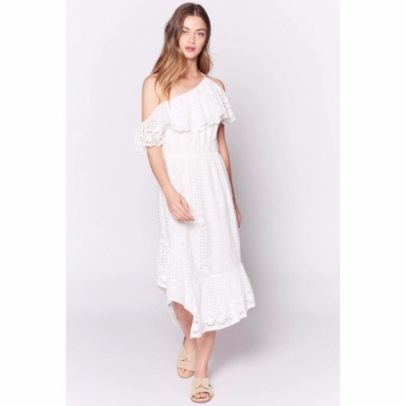 Joie Dresses & Skirts - Joie Corynn eyelet Ruffle Dress S